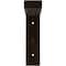 Ekena Millwork Steel Truss Shelf Bracket, Antiqued Bronze 2"W x 12"D x 7 3/4"H BKTM02X12X07TSABZ - alternate 3